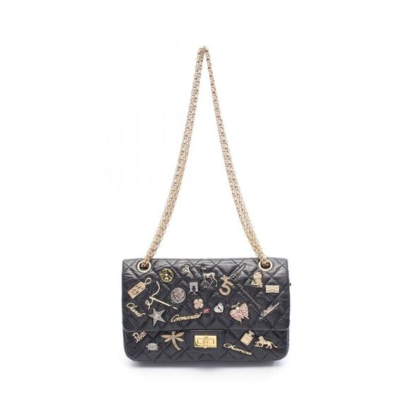 Chanel 2.55 Matelasse Mademoiselle Chain Lambskin Shoulder Bag - Picture 1 of 8